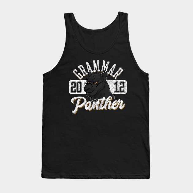 Grammar Panther Tank Top by Geekasms